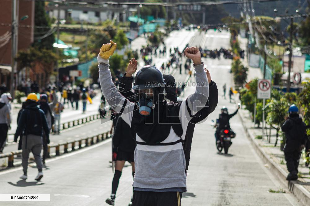 Anti-Government Protest in Pasto, Colombia