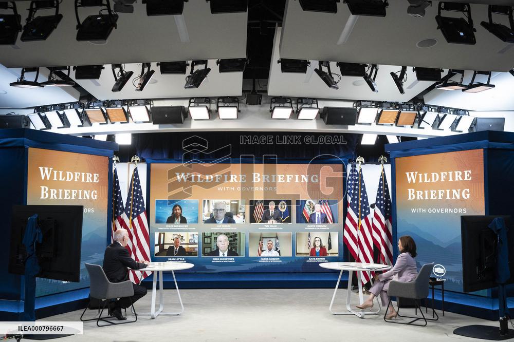 President Biden and Vice President Harris Meet with Governors on Wildfire Prevention