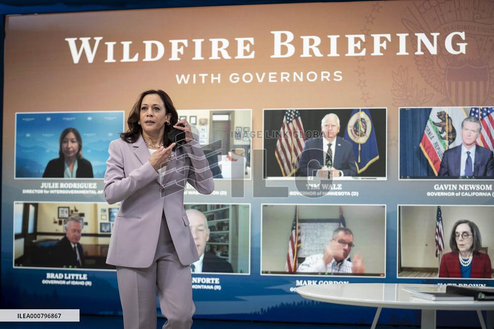 President Biden and Vice President Harris Meet with Governors on Wildfire Prevention