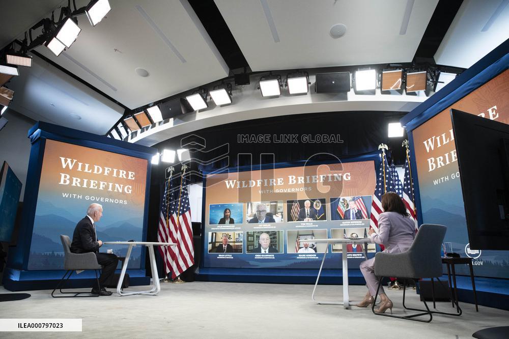 President Biden and Vice President Harris Meet with Governors on Wildfire Prevention