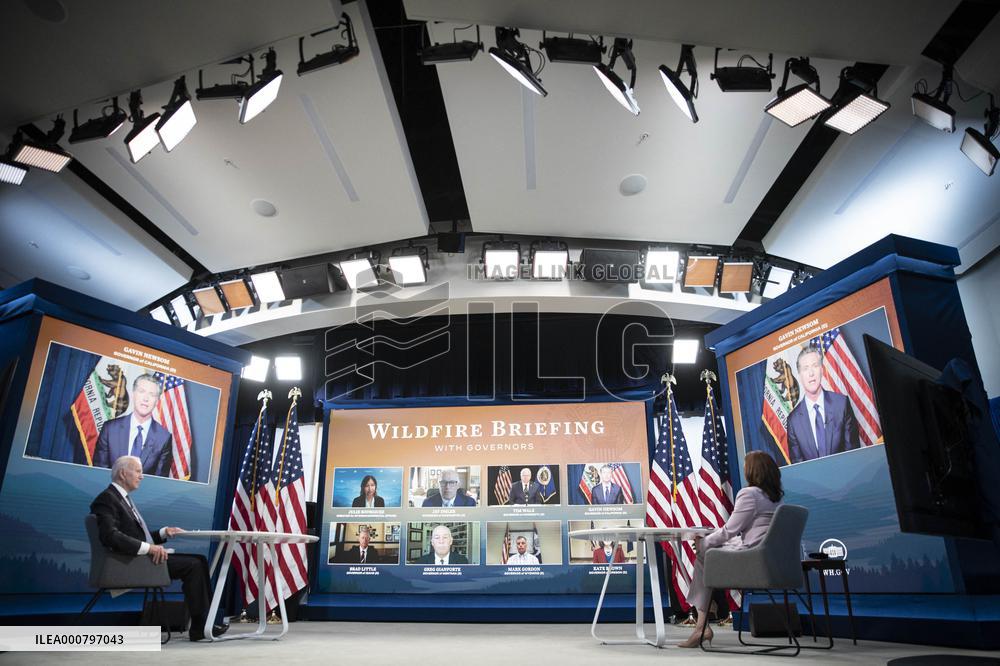 President Biden and Vice President Harris Meet with Governors on Wildfire Prevention