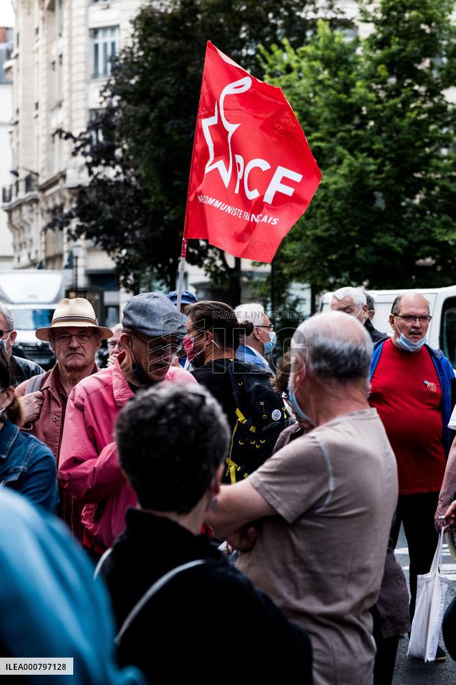 Commemoration of the assassination of Jean Jaures - Paris