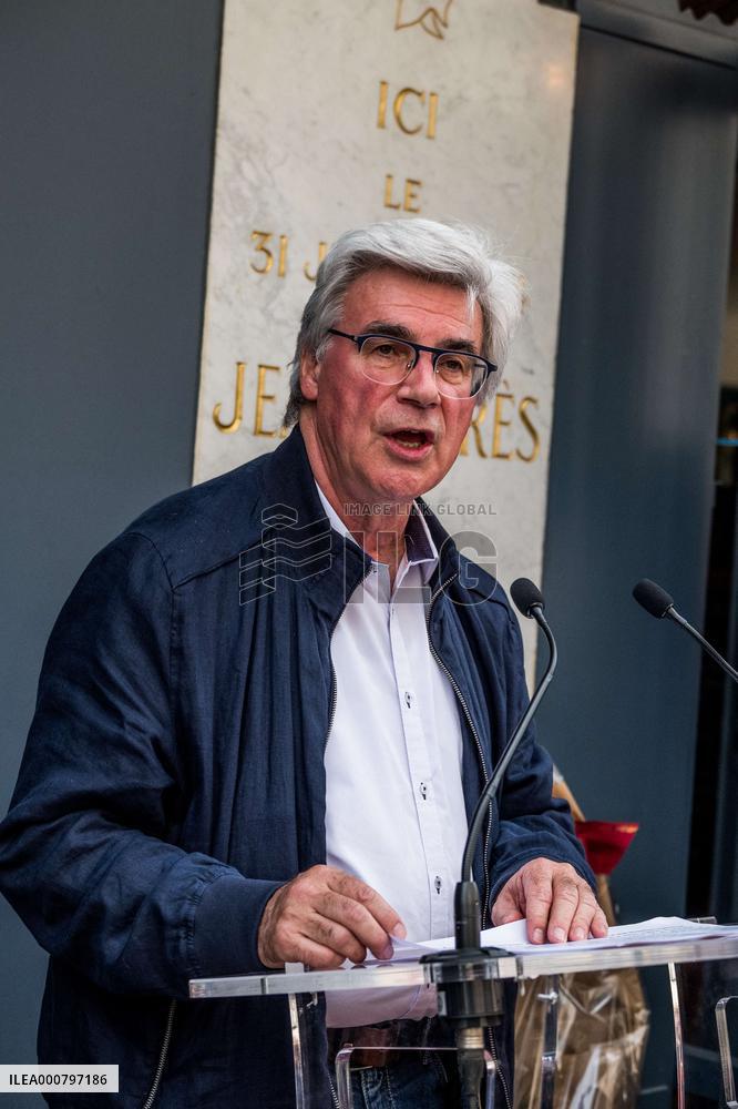 Commemoration of the assassination of Jean Jaures - Paris