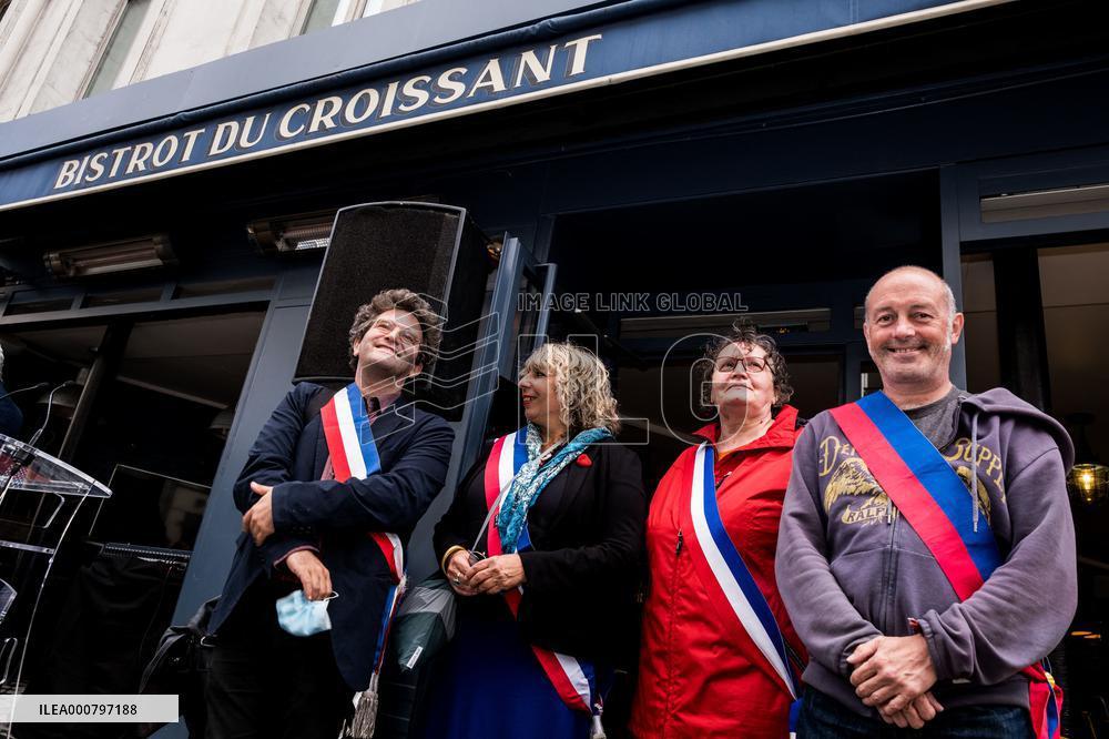 Commemoration of the assassination of Jean Jaures - Paris