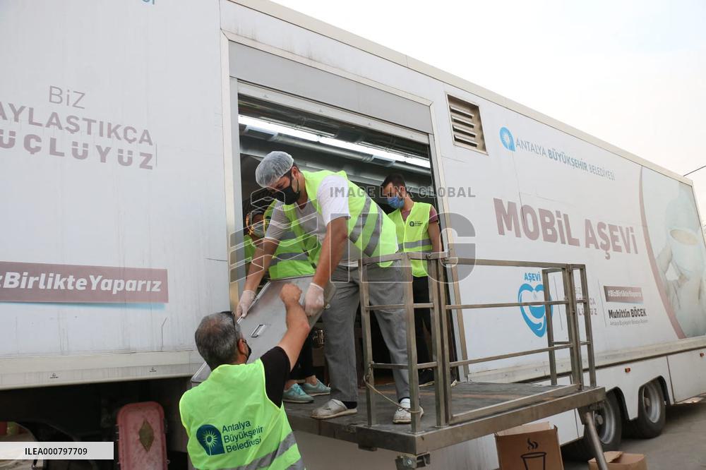 Wildfires in Turkey - Manavgat