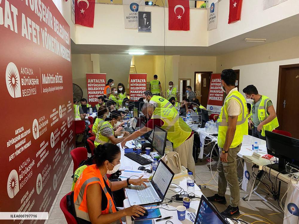 Wildfires in Turkey - Manavgat