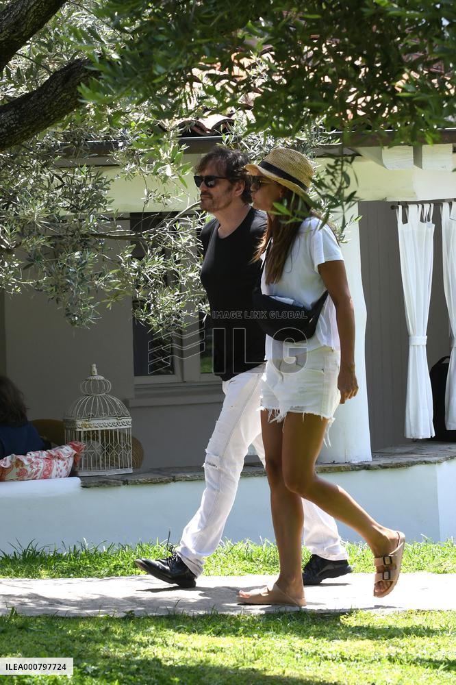 Matt Dillon out and about - Italy