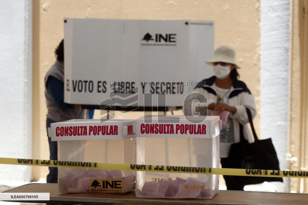 Referendum On Whether To Probe Ex-Presidents - Mexico
