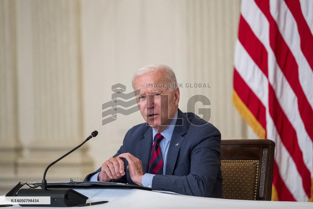 US President Joe Biden meets Latino community leaders
