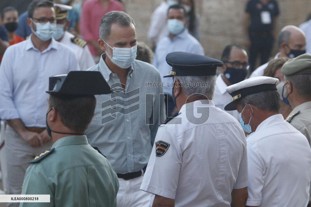 King Felipe At Ceremony Awards Of 39th Copa del Rey - Palma