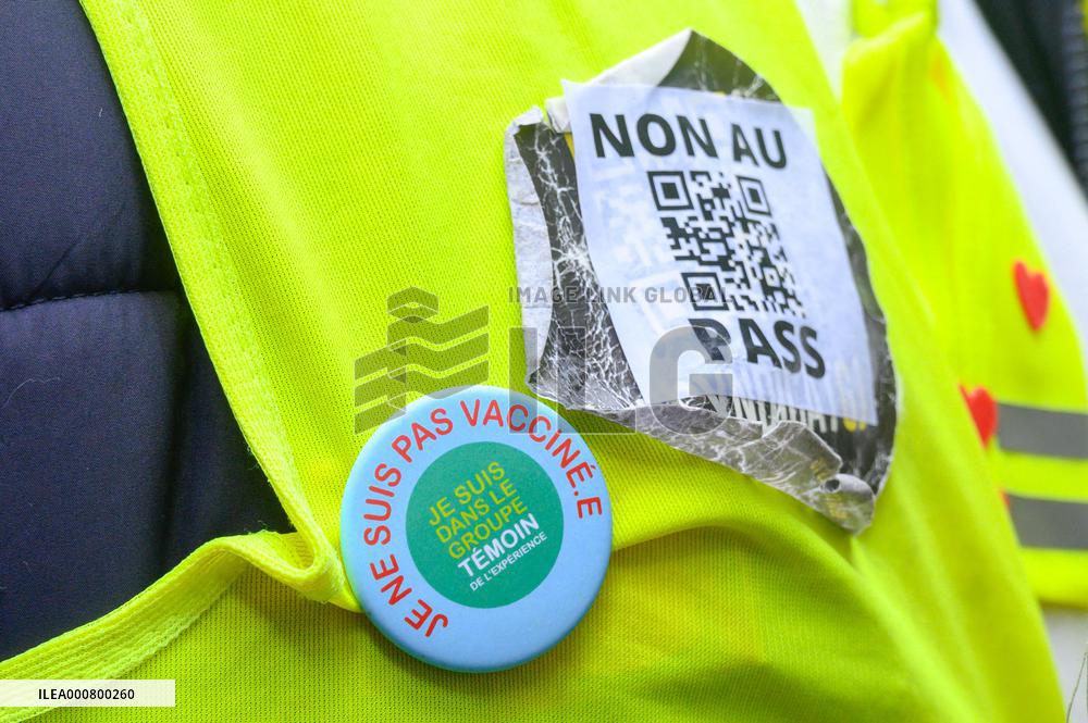 Demonstration Against The Health Pass - Paris