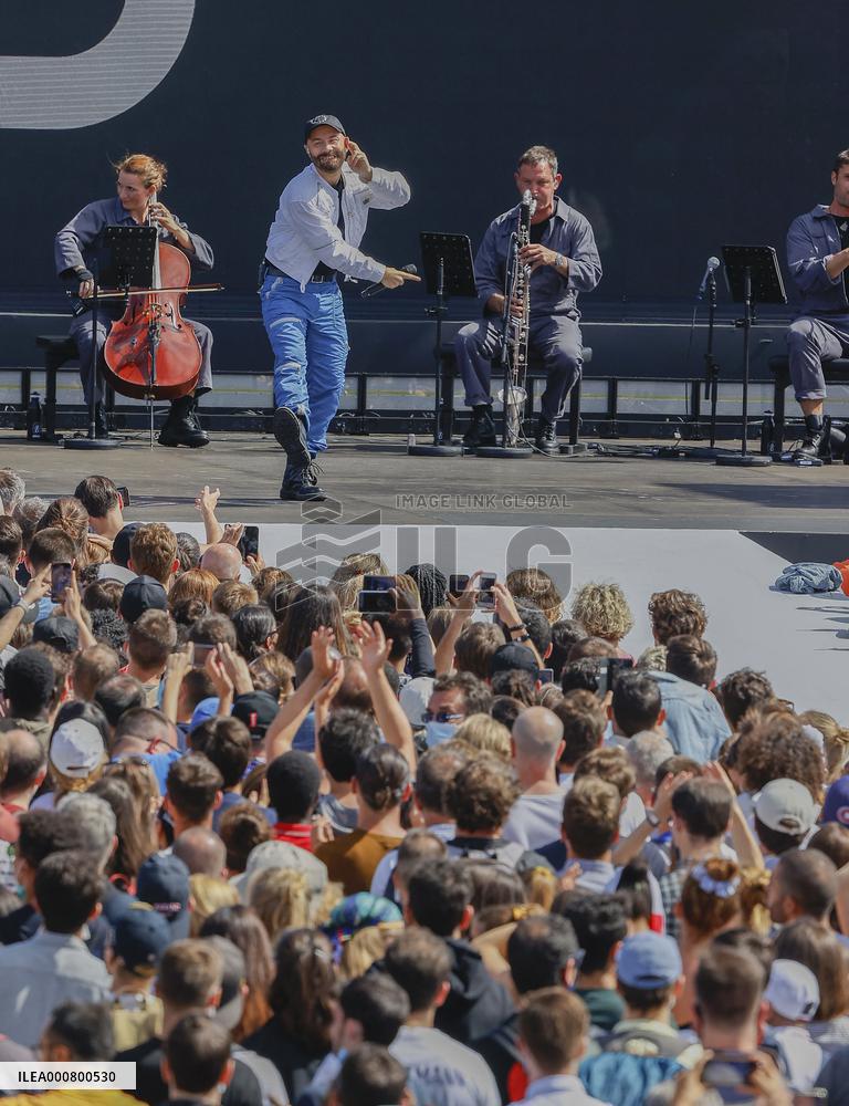 Olympic handover ceremony - Woodkid concert - Paris