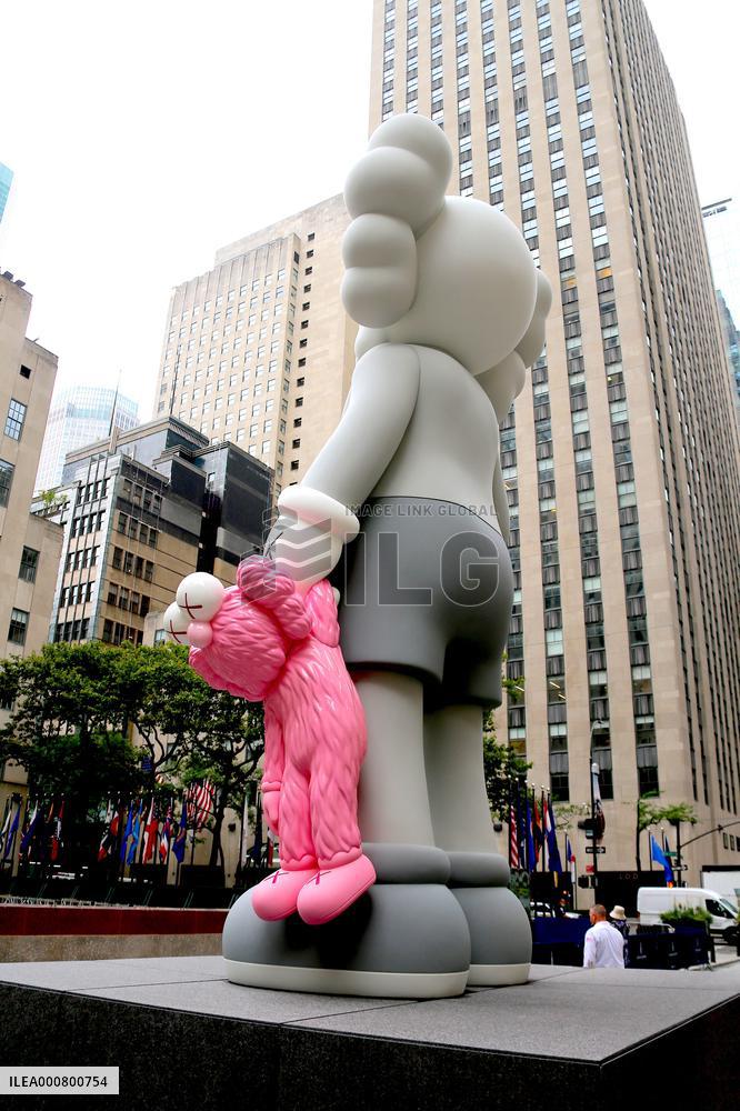 Kaws Statue at The Rockefeller Center - NYC