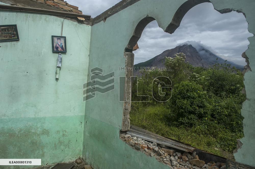 Sinabung Volcano Eruption Aftermath - Sumatra