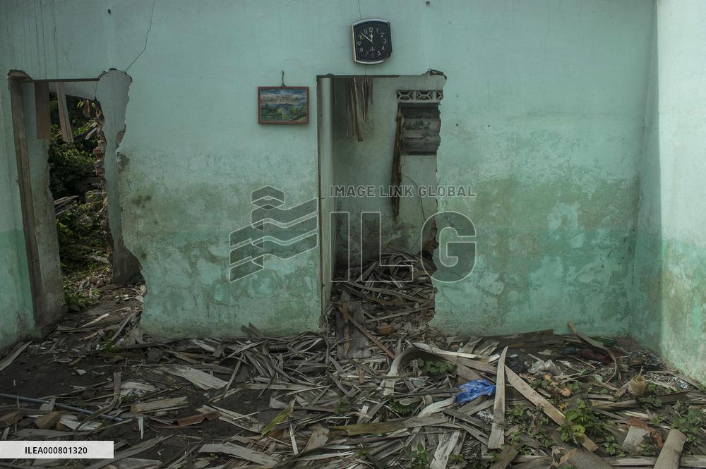 Sinabung Volcano Eruption Aftermath - Sumatra