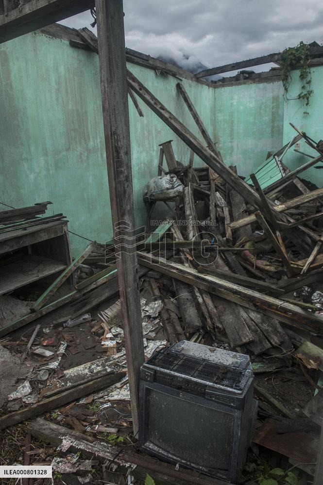 Sinabung Volcano Eruption Aftermath - Sumatra