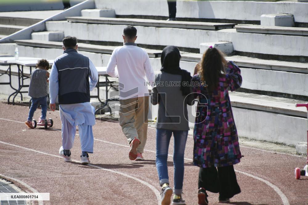 Afghans evacuees in S. Korea