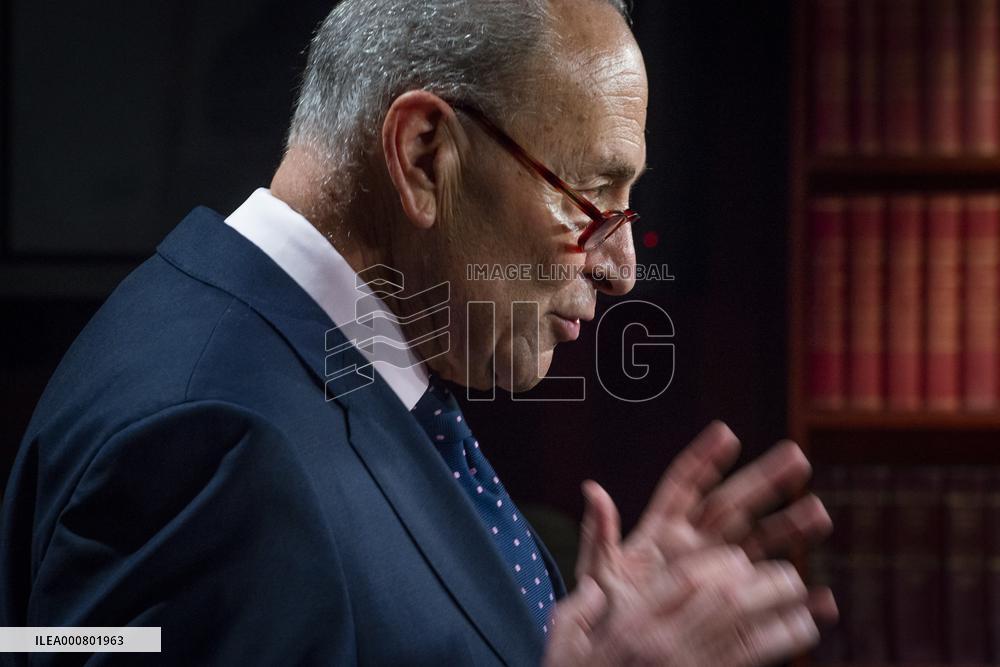 Chuck Schumer Press Conference - Washington