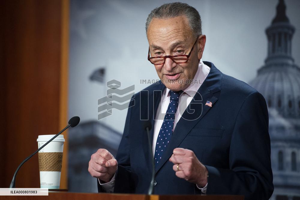 Chuck Schumer Press Conference - Washington