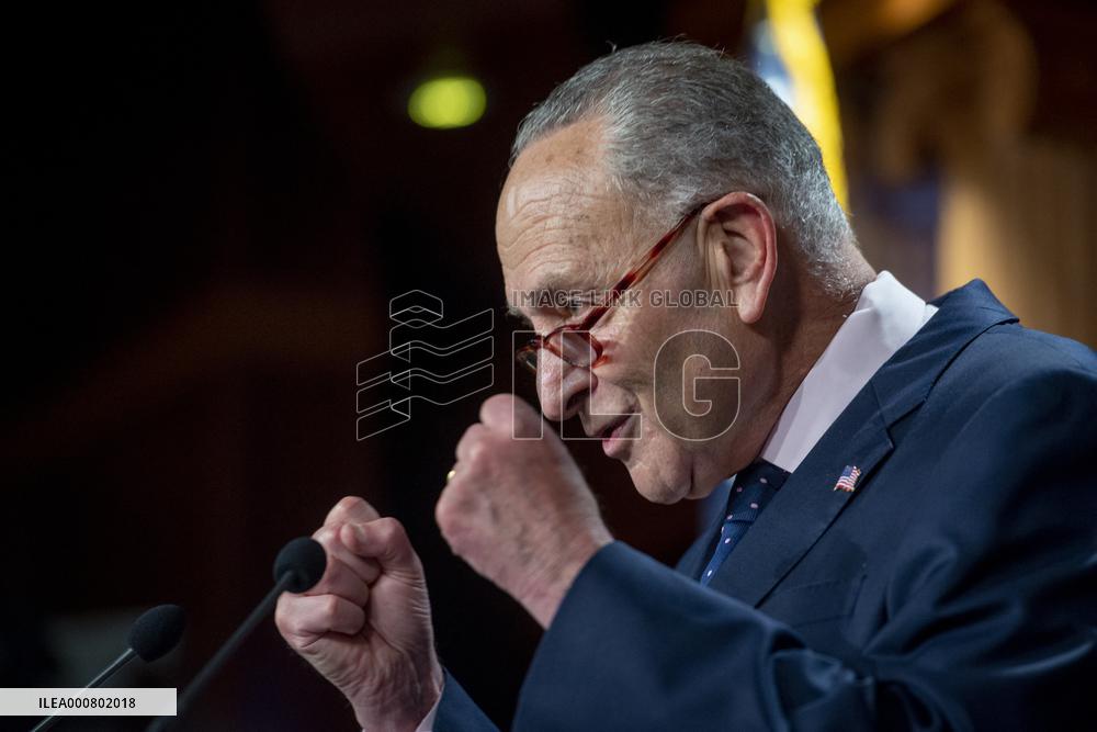 Chuck Schumer Press Conference - Washington