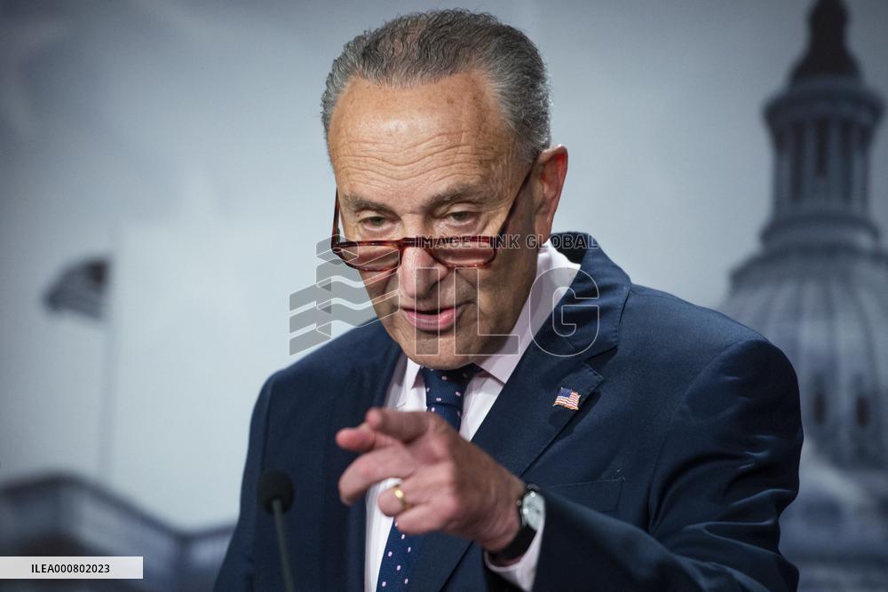 Chuck Schumer Press Conference - Washington
