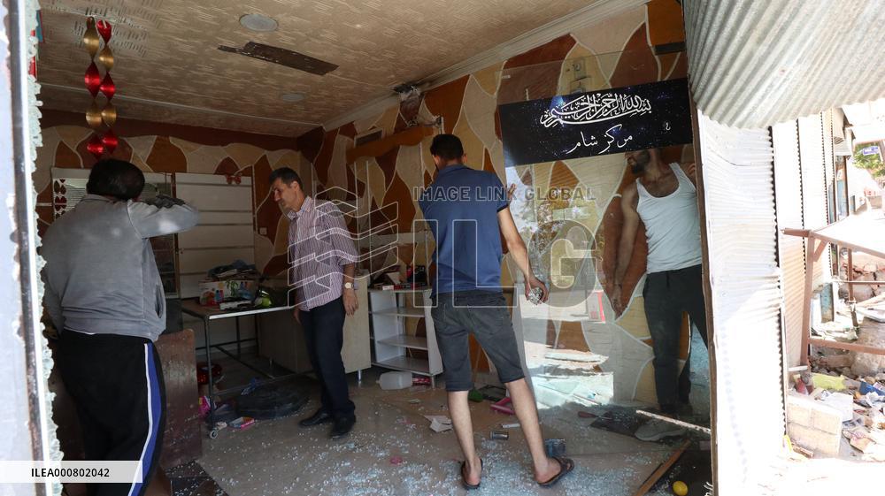 Syrian Shops And Cars Smashed - Ankara