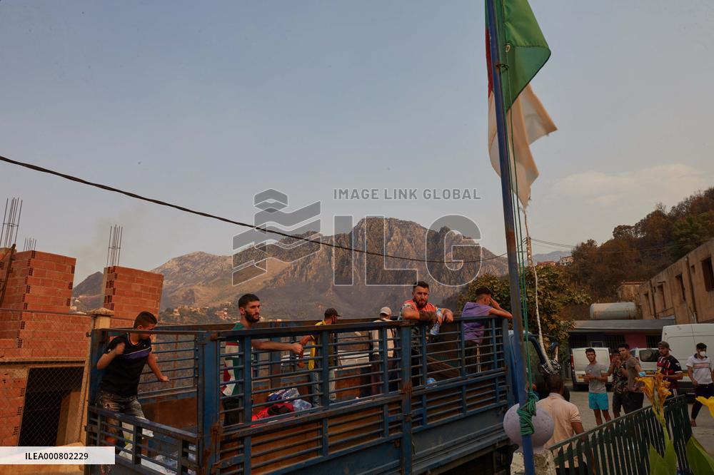 Wildfires Rage As Heatwave Hits North Africa - Algeria