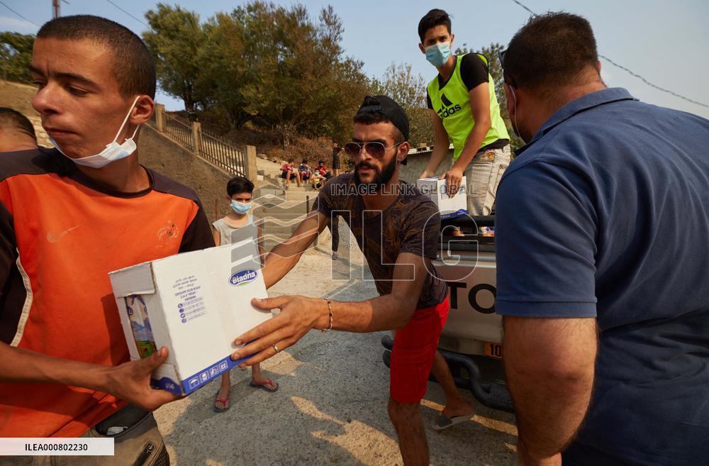 Wildfires Rage As Heatwave Hits North Africa - Algeria