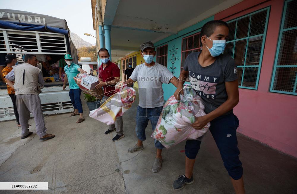 Wildfires Rage As Heatwave Hits North Africa - Algeria