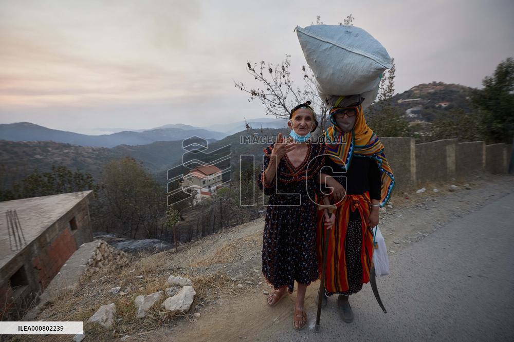 Wildfires Rage As Heatwave Hits North Africa - Algeria