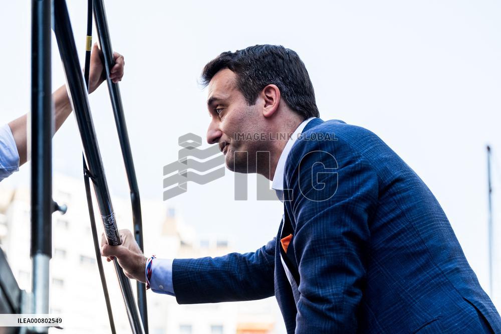 Anti-Health Pass Rally called by Florian Philippot - Paris