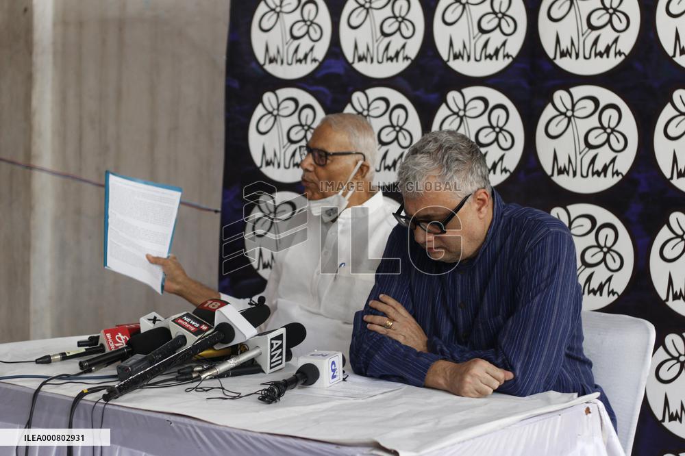 All India Trinamool Congress Leaders Press Conf - New Delhi
