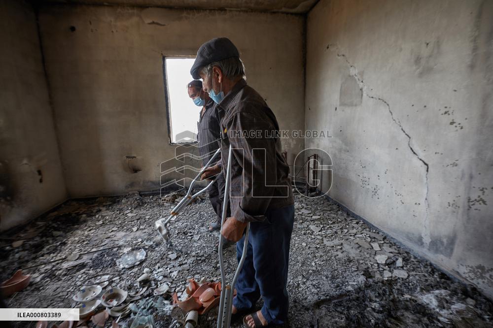 Wildfire Aftermath in Algeria