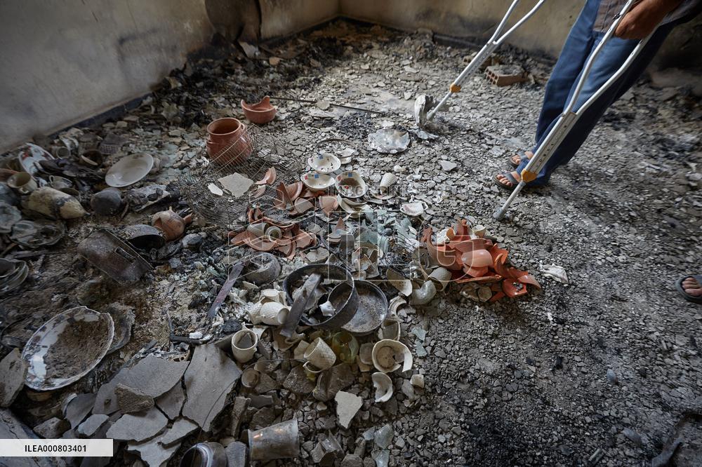 Wildfire Aftermath in Algeria
