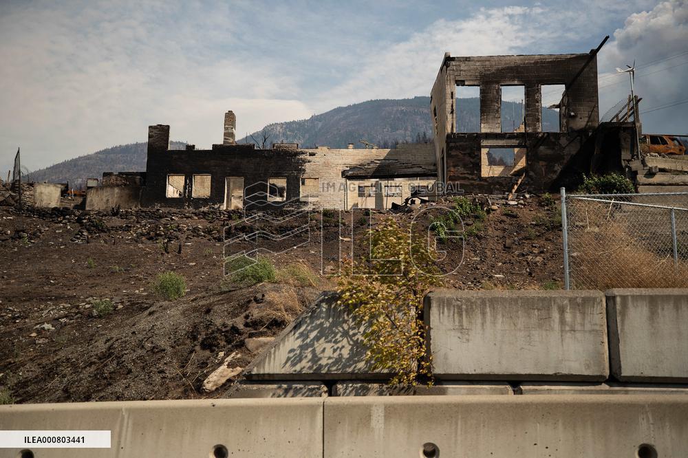 Lytton Creek Wildfire Rages - Canada