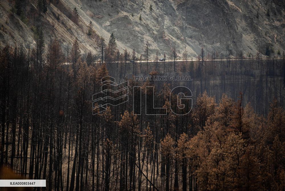 Lytton Creek Wildfire Rages - Canada