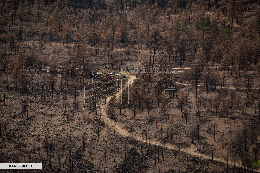 Lytton Creek Wildfire Rages - Canada