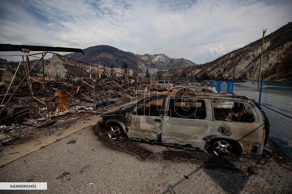 Lytton Creek Wildfire Rages - Canada