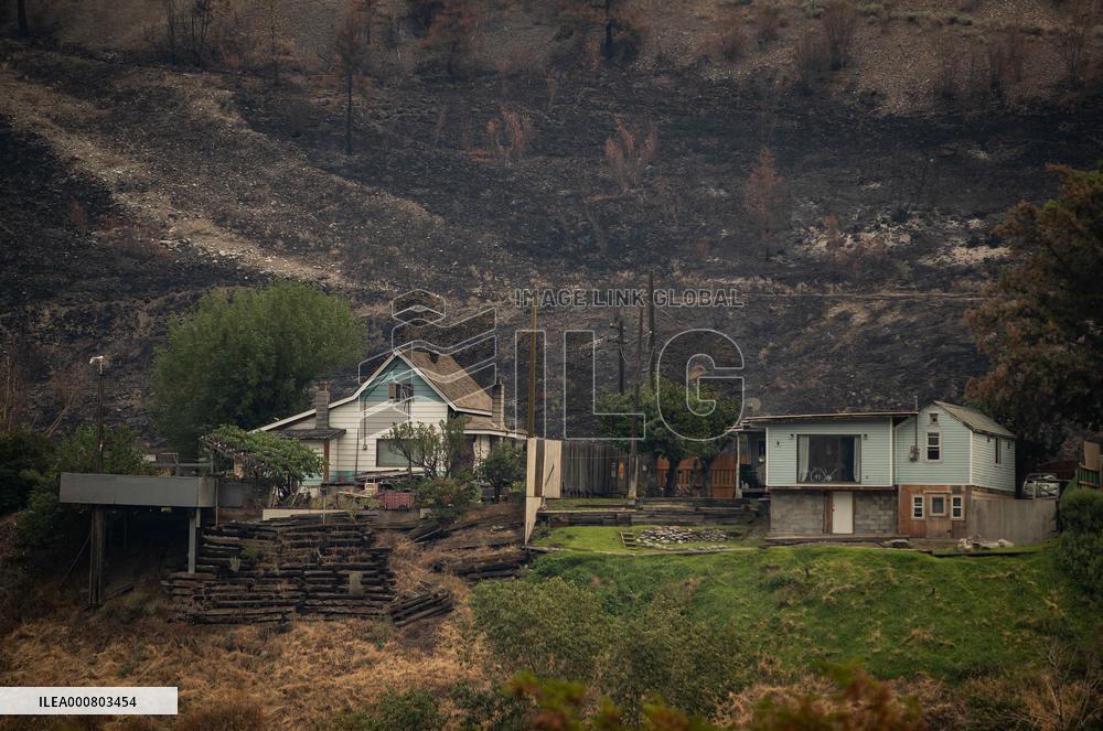 Lytton Creek Wildfire Rages - Canada