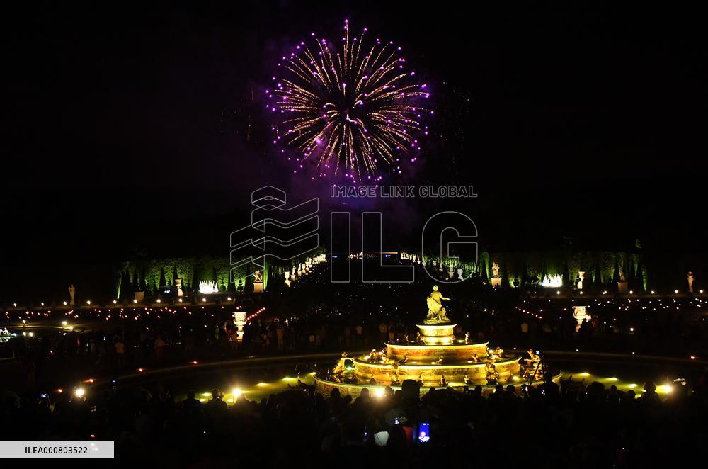 The Nocturnes De Feu At The Palace Of Versailles - France
