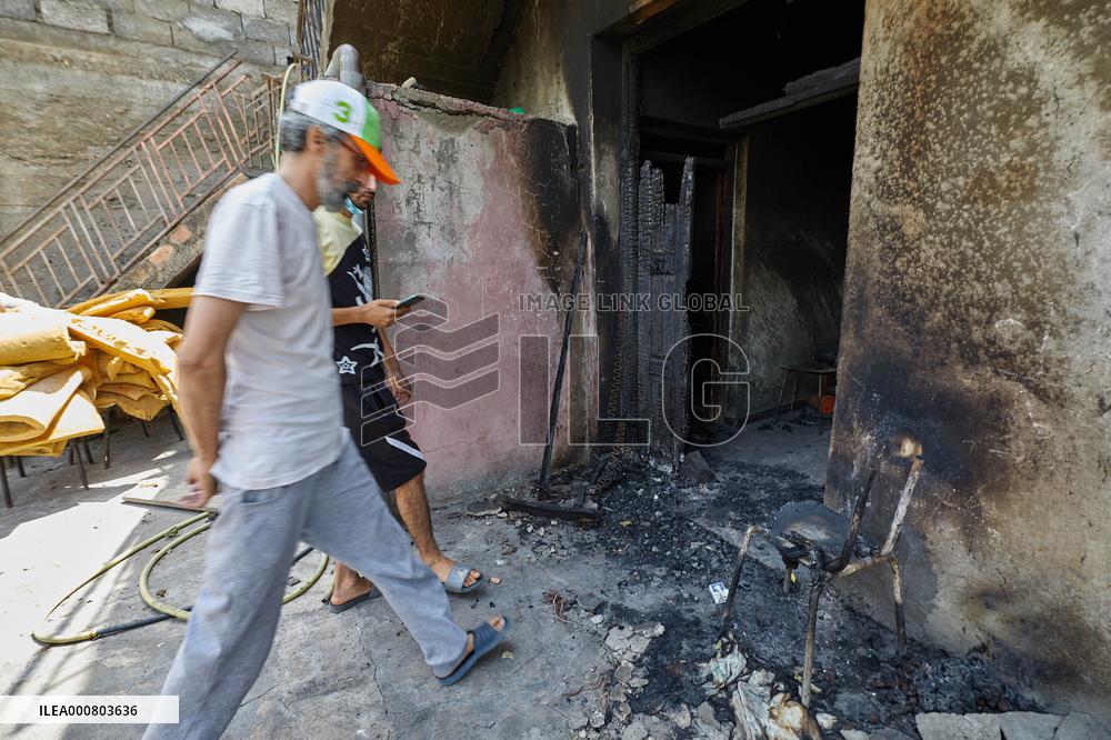 Wildfire Aftermath in Algeria