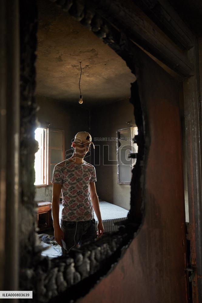 Wildfire Aftermath in Algeria