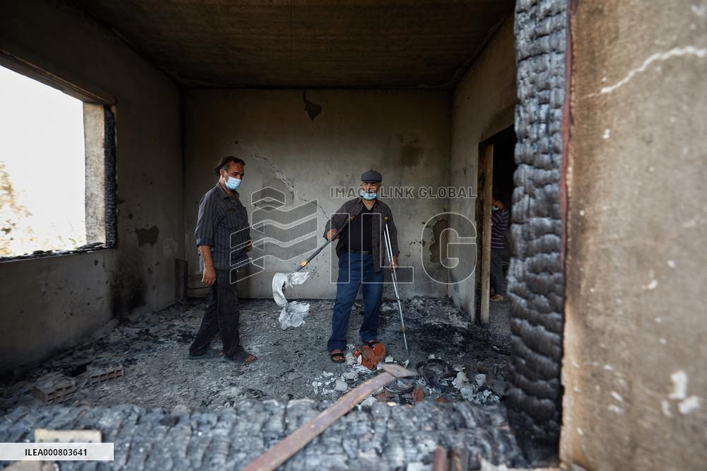 Wildfire Aftermath in Algeria