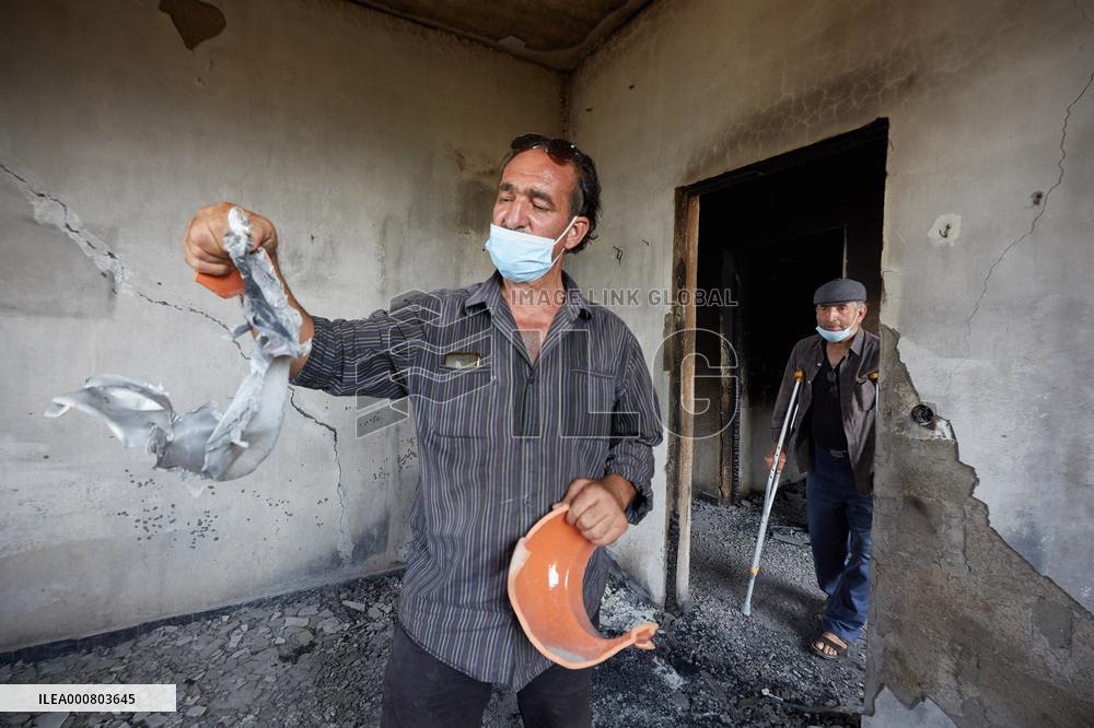 Wildfire Aftermath in Algeria
