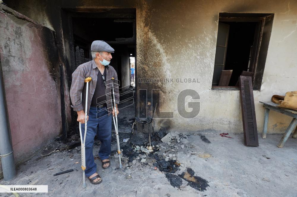Wildfire Aftermath in Algeria