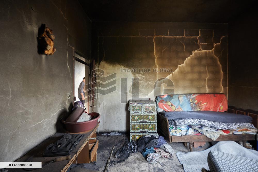 Wildfire Aftermath in Algeria