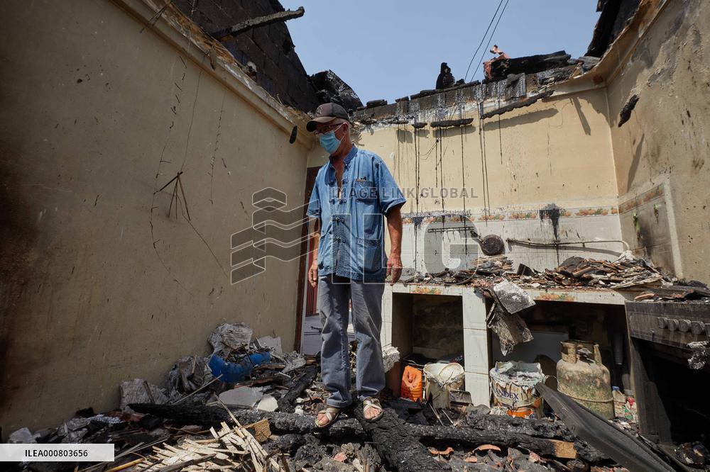 Wildfire Aftermath in Algeria