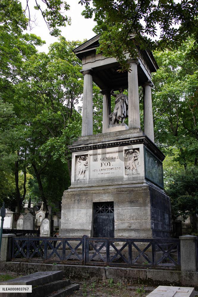 Illustrations Of The Pere Lachaise Cemetery - Paris