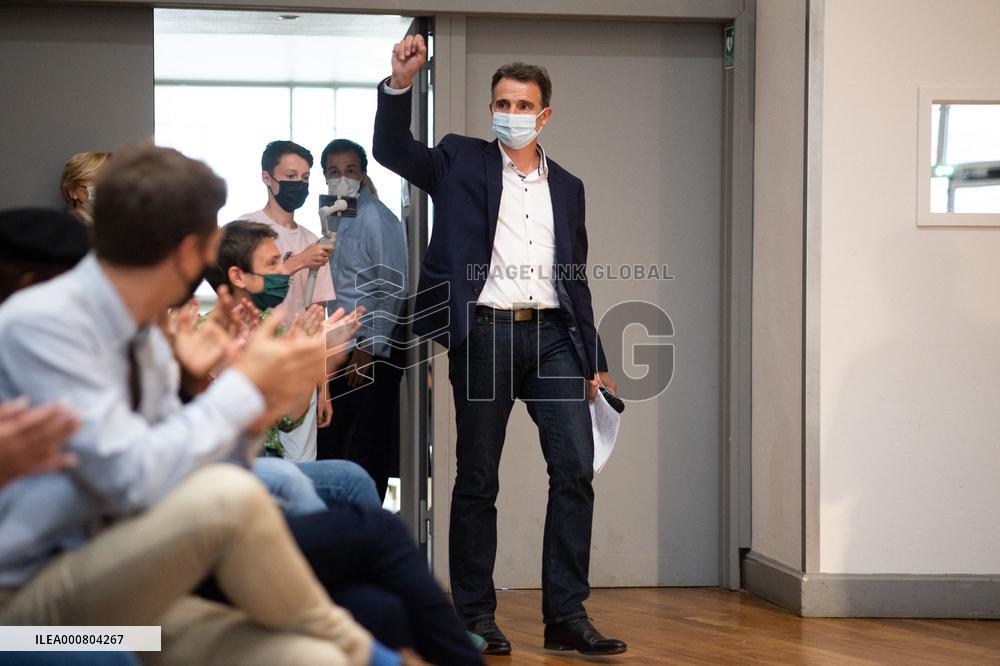 Eric Piolle speech to his supporters - Poitiers
