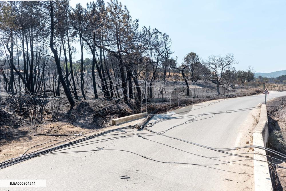 New Wildfires Hit South Of France